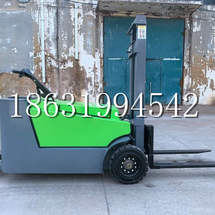 土默特左旗小型电动叉车1吨2吨步行站驾式电瓶堆高充电装卸车液压升降车铲车